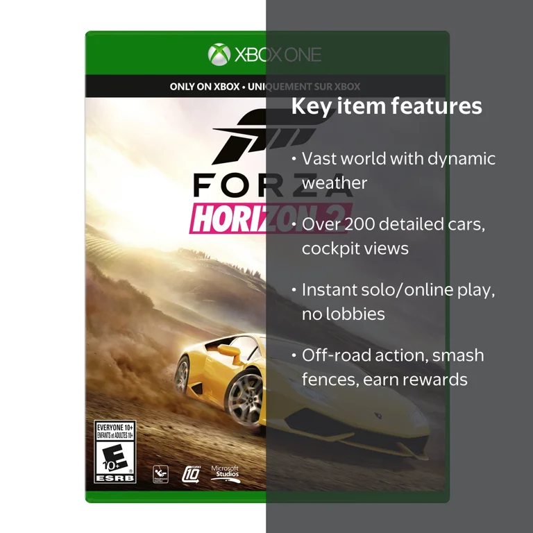 Microsoft, Forza Horizon 2 for Xbox One, Open World Racing Game