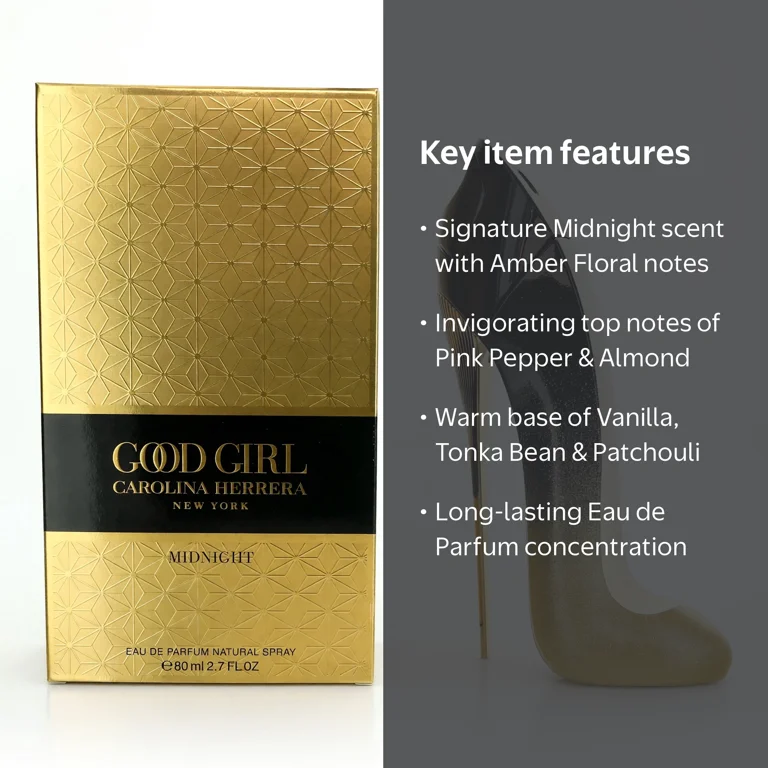 Carolina Herrera, Good Girl Midnight, 2.7 oz EDP Spray for Women