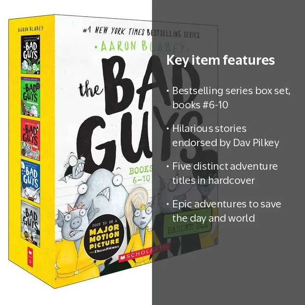 Aaron Blabey, The Bad Guys Even Badder Box Set, Hardcover