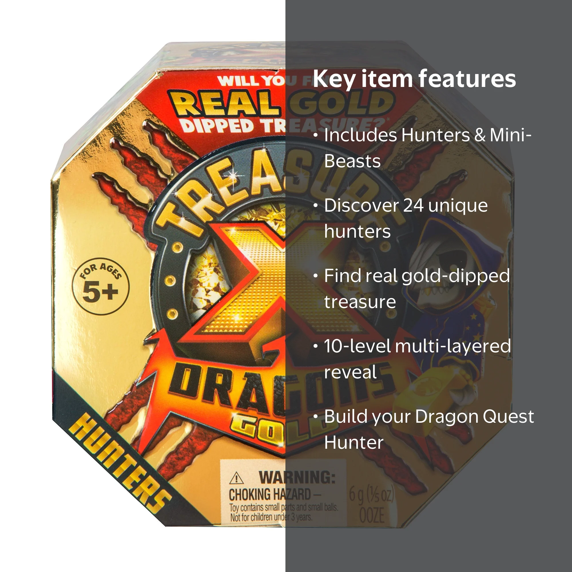 Treasure X Quest for Dragons Gold, Hunters & Mini Beast Bundle