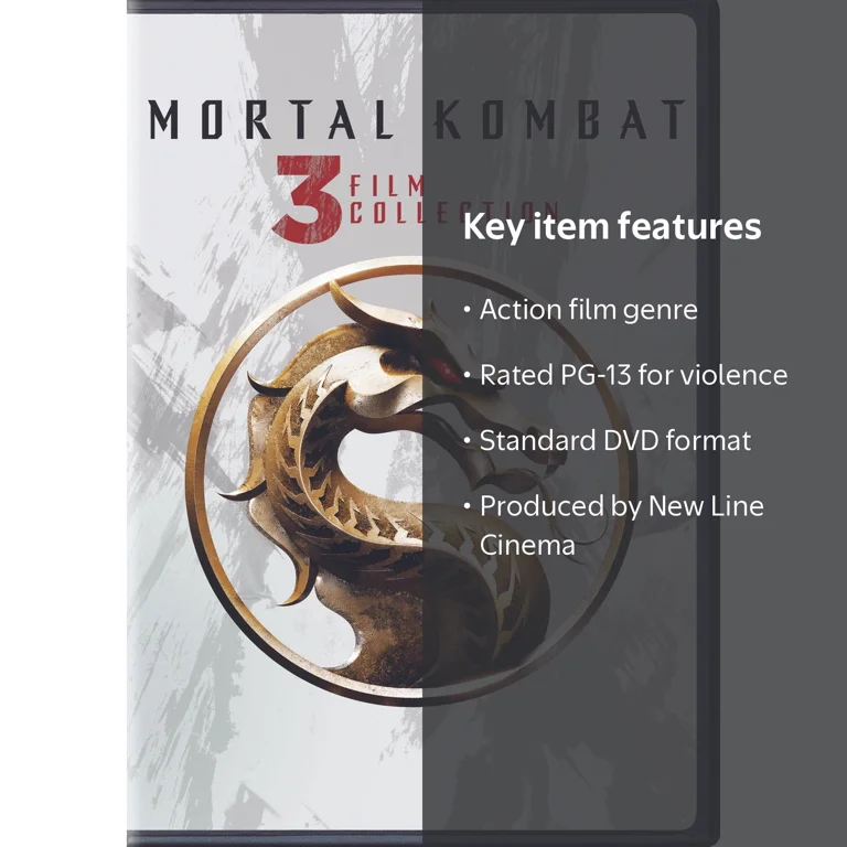 SDS, Mortal Kombat 3-Film Collection, DVD, Action Rated PG-13