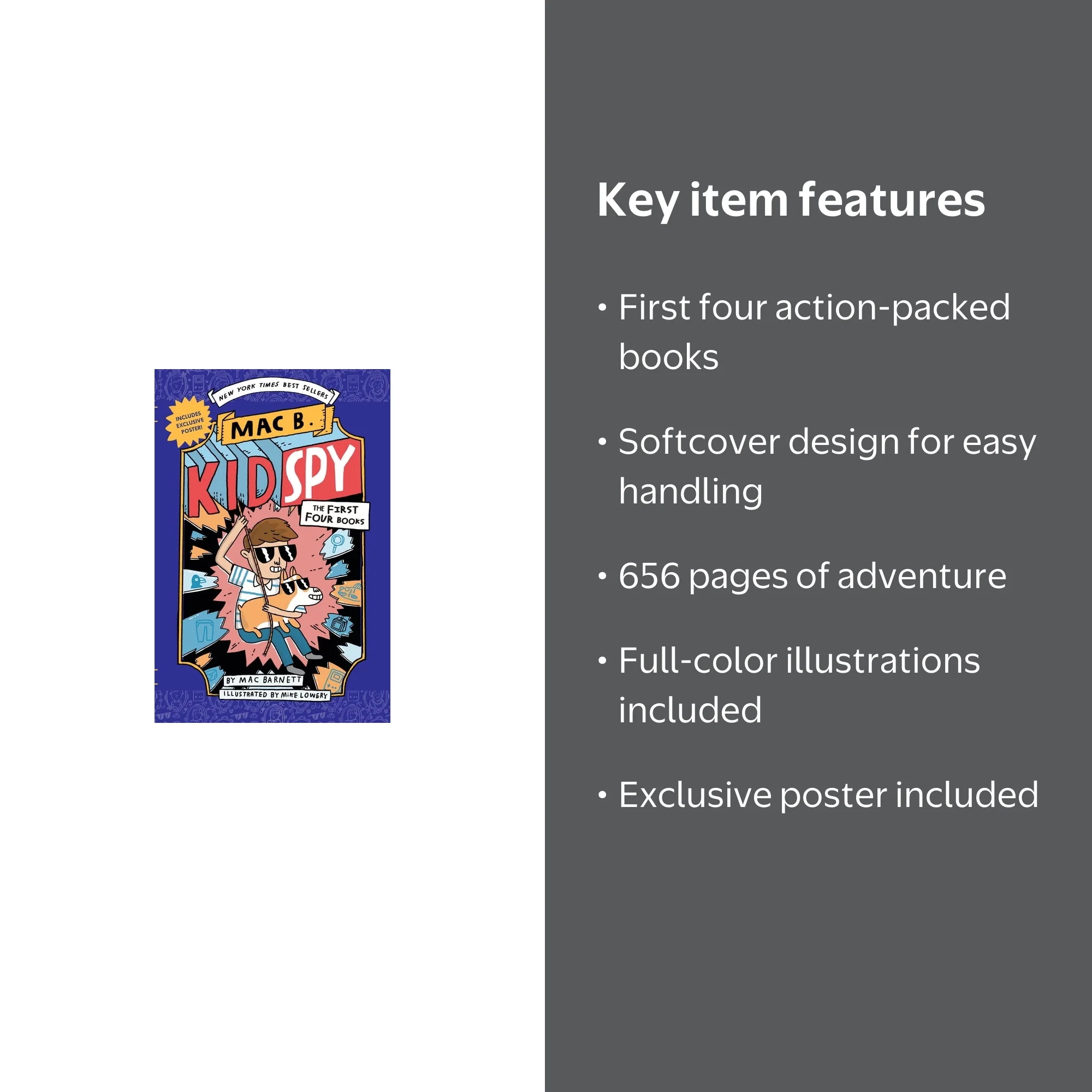 Mac B., Kid Spy Mac B., Kid Spy Box Set, Books 1-4 (Mac B., Kid