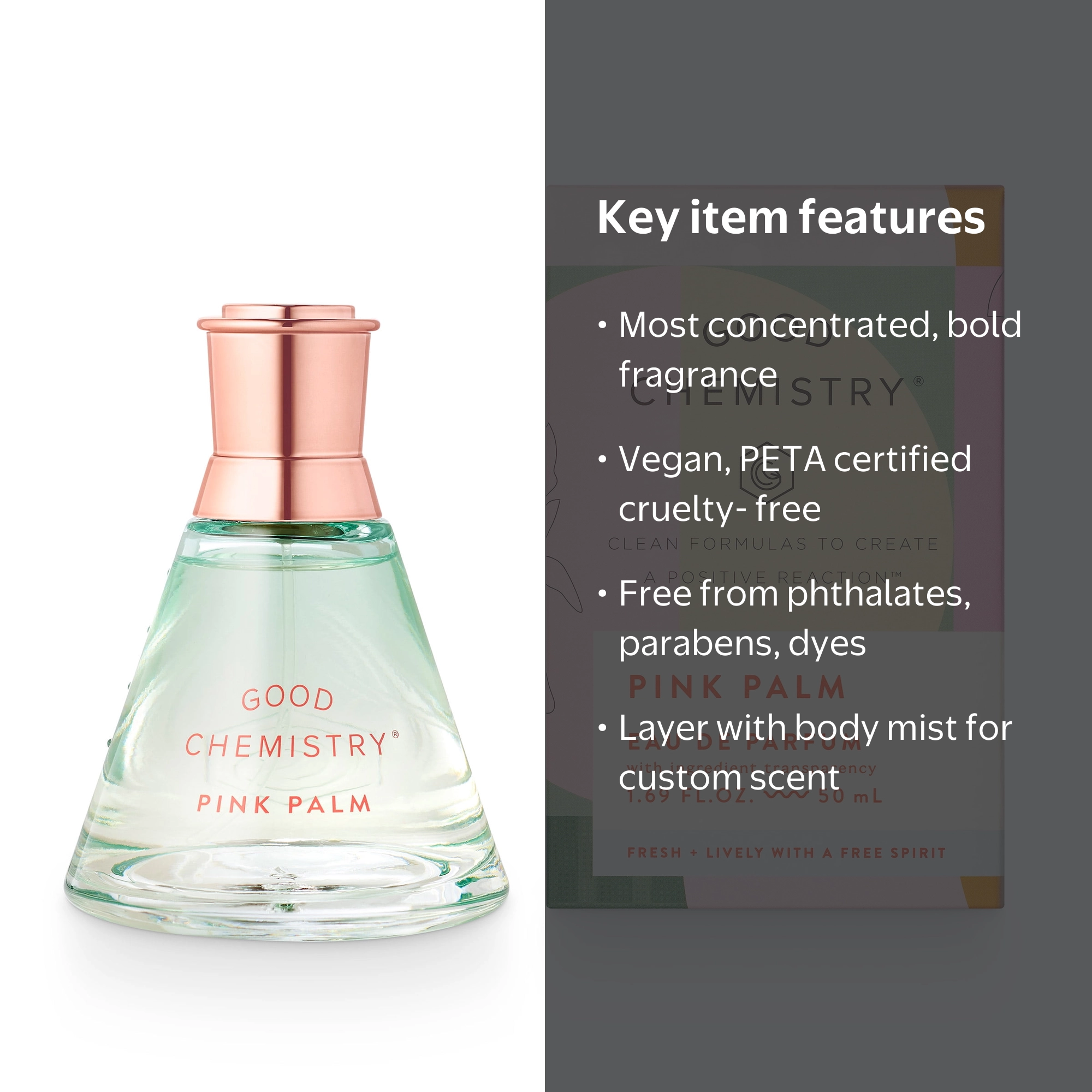 Good Chemistry® Eau De Parfum Perfume, Pink Palm, 1.69 fl oz