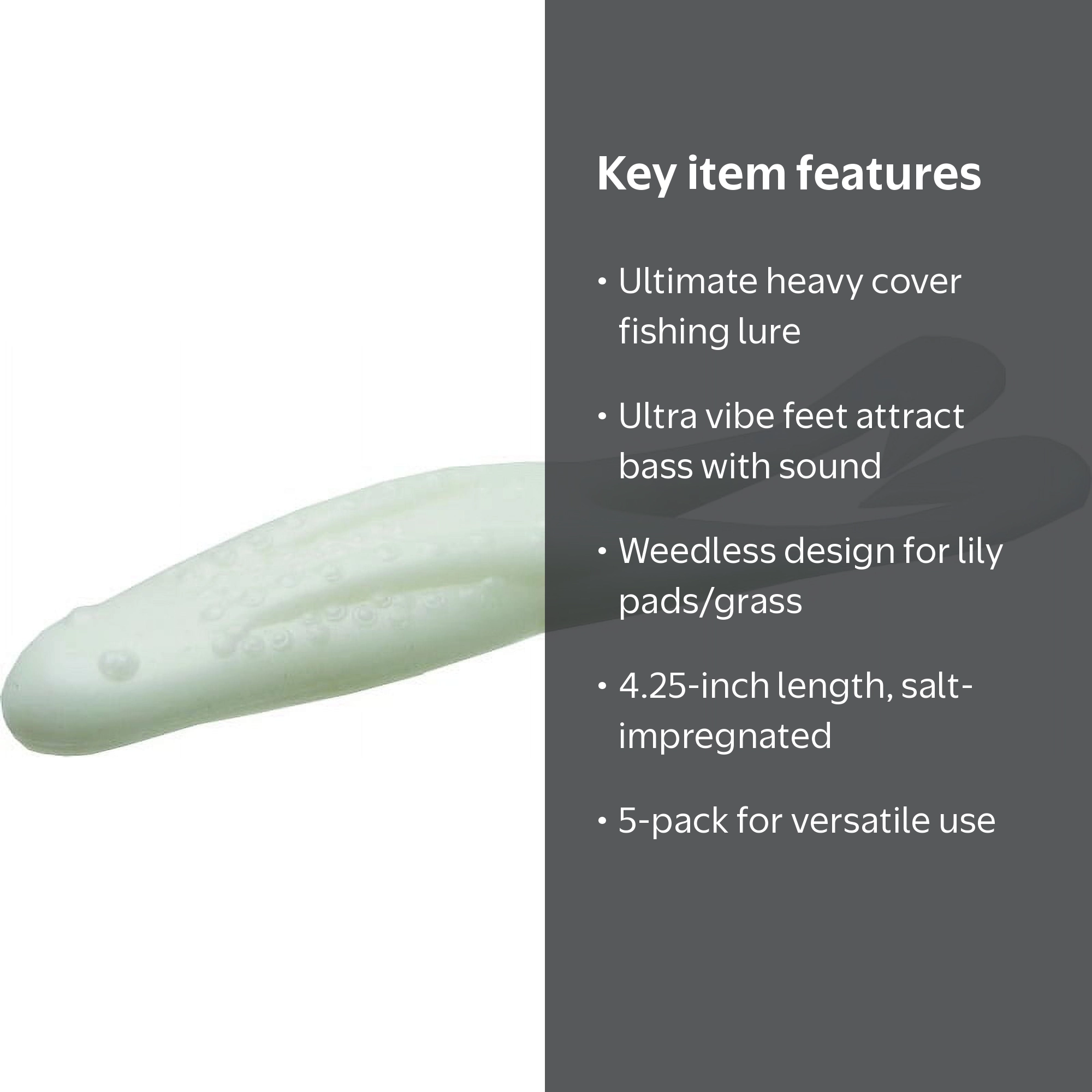 Zoom Horny Toad 4.25'' White 5pk - Walmart.com