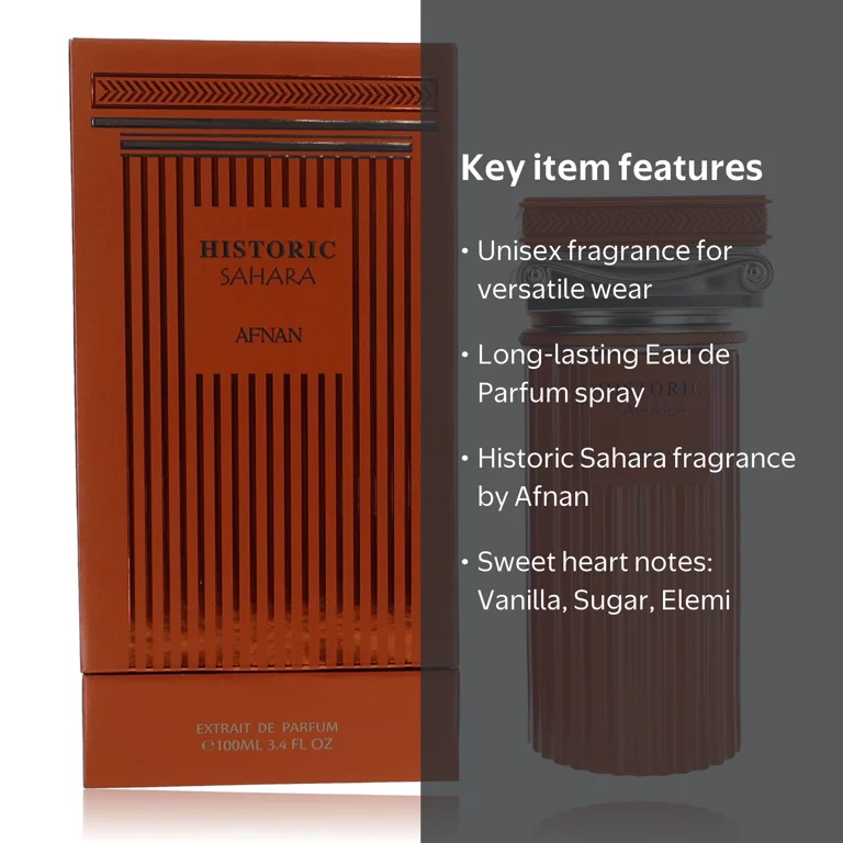 Historic Sahara by Afnan, 3.4 oz EDP Spray for Unisex - Walmart.com