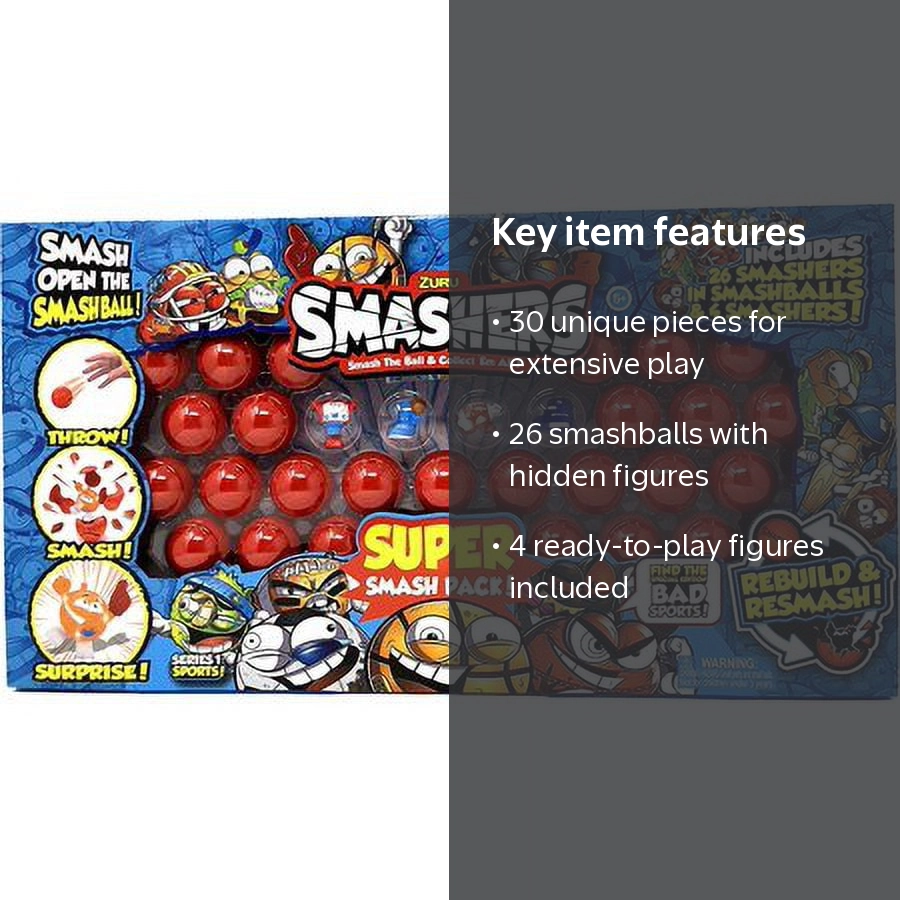 SMASHまとめ売り Smashers, Series 1 Super Pack, 30-Piece Set, Multicolor - Walmart.com