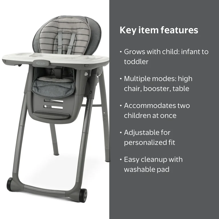 Graco Table2Table Premier Fold 7-in-1 High Chair, RRK150 - Walmart.com