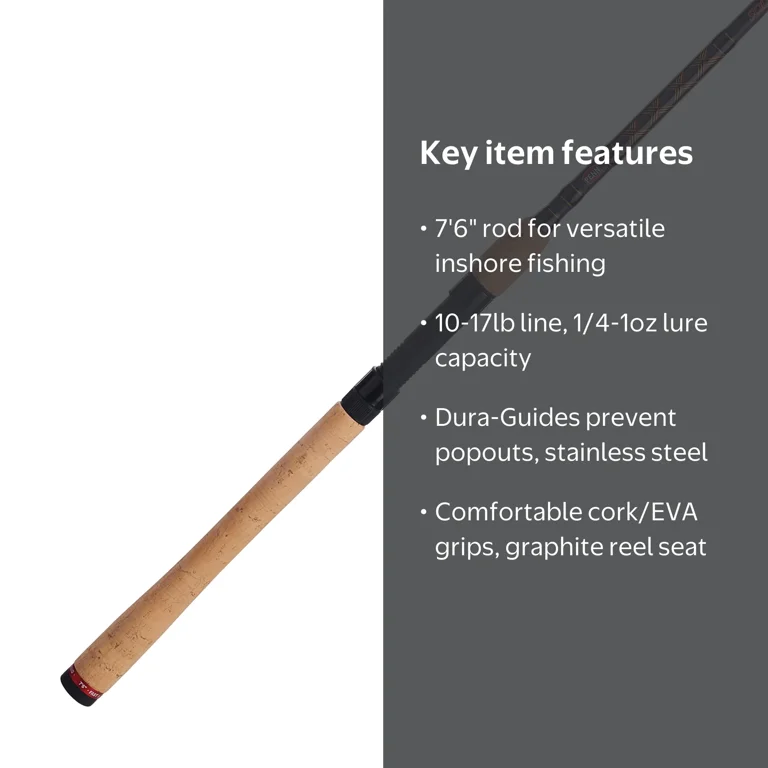 PENN Squadron® III Inshore Spinning Rod, 7'6