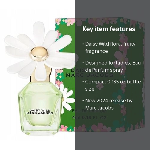 Marc Jacobs Ladies Daisy Wild EDP Spray 0.135 oz Fragrances