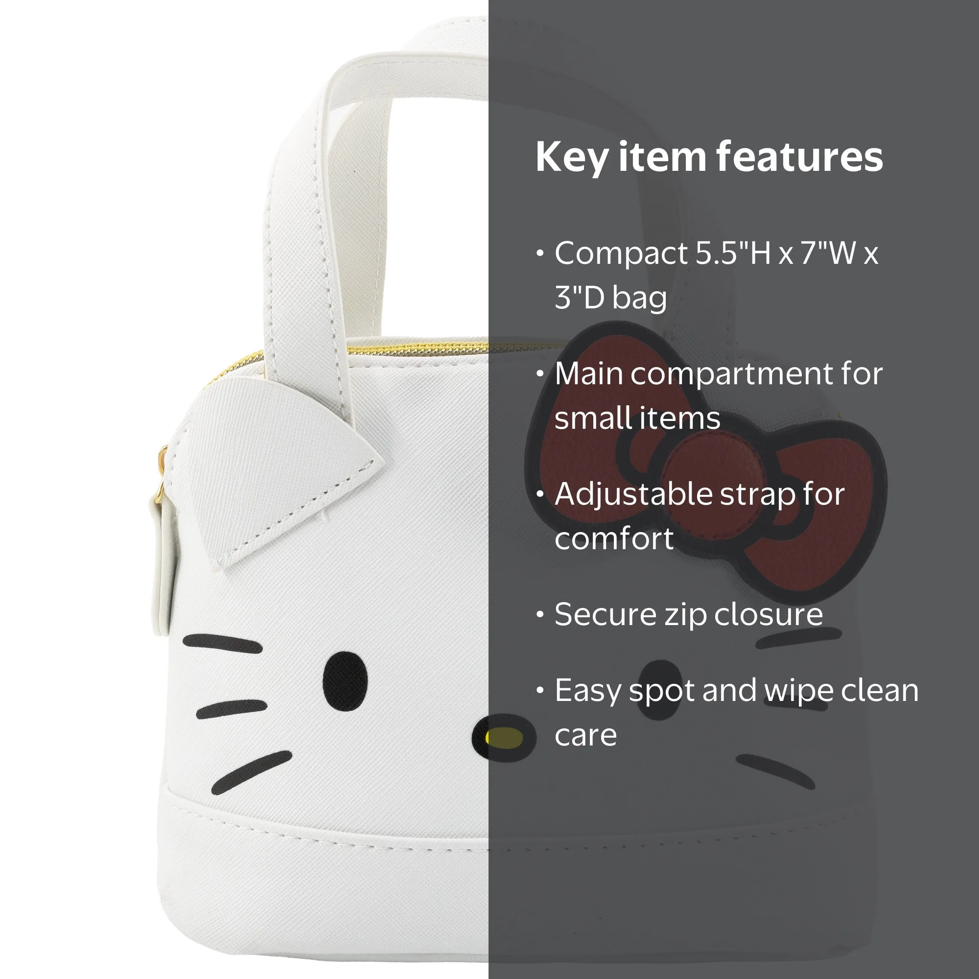 Sanrio Girl's Hello Kitty Handbag - White - Walmart.com