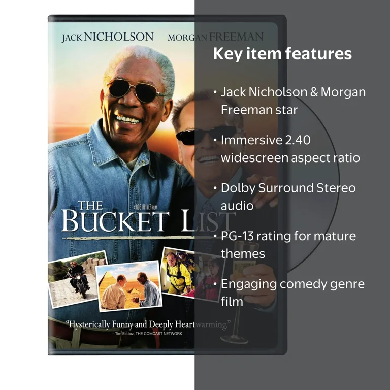 Warner Home Video - The Bucket List Comedy Movie (DVD) Starring