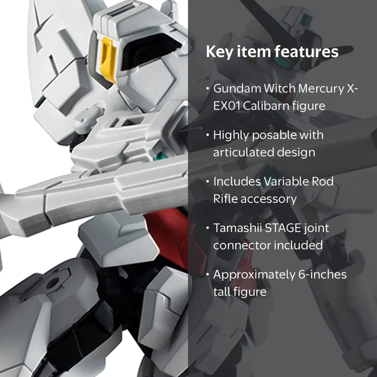 TAMASHII NATIONS Gundam X-EX01 Calibarn Action Figure - Walmart.com