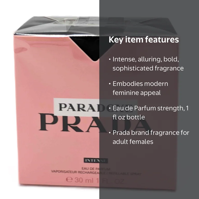 Prada, Paradoxe Intense Eau de Parfum, 1 fl oz, Women's fragrance