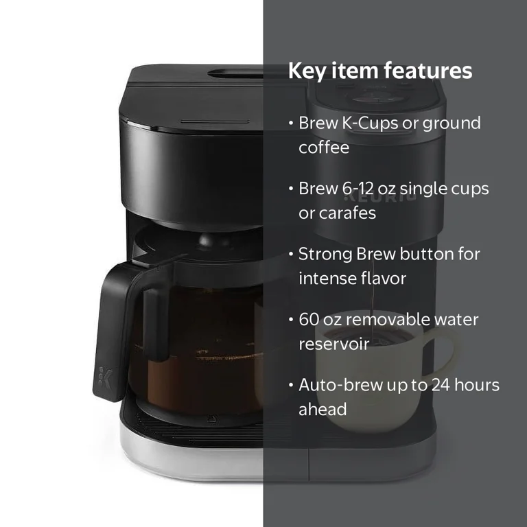 brew keurig coffee maker ounces
