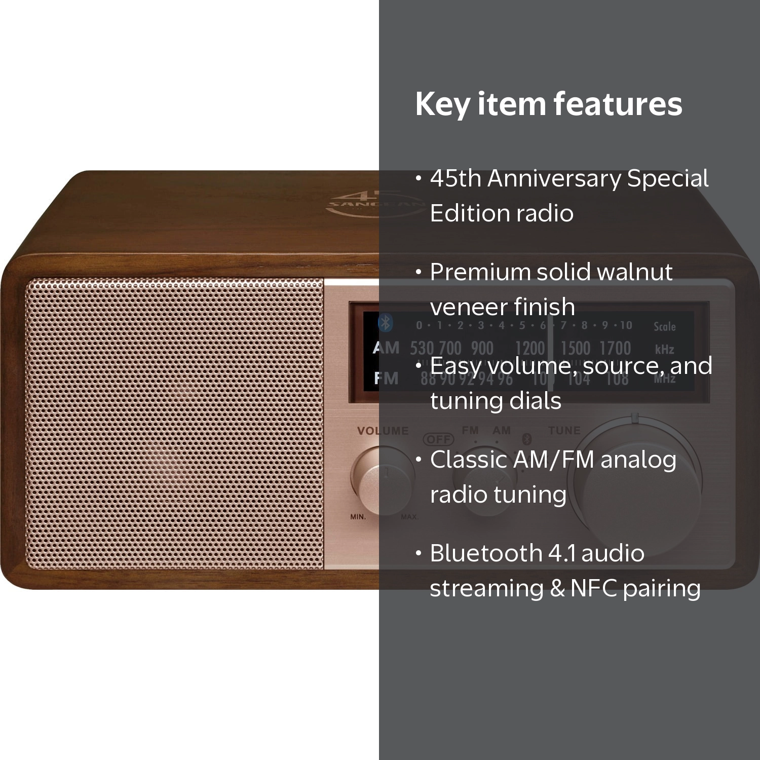 Sangean, AM FM Radio, 3