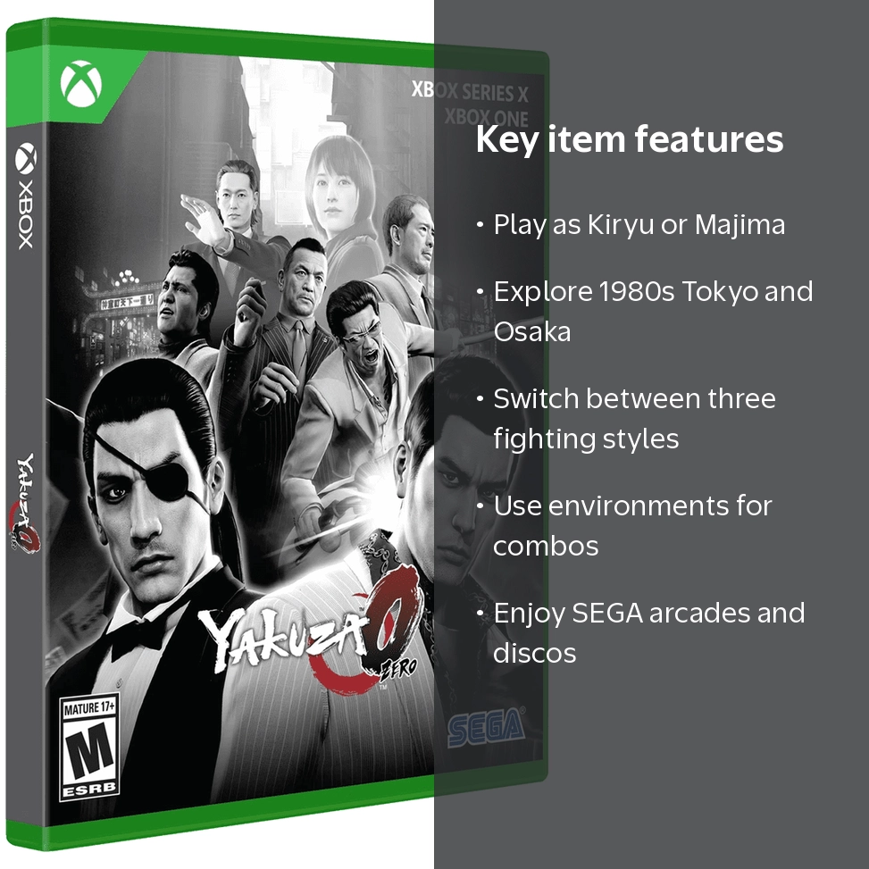 Limited Run Games, Yakuza 0 Standard Edition, Xbox, Action