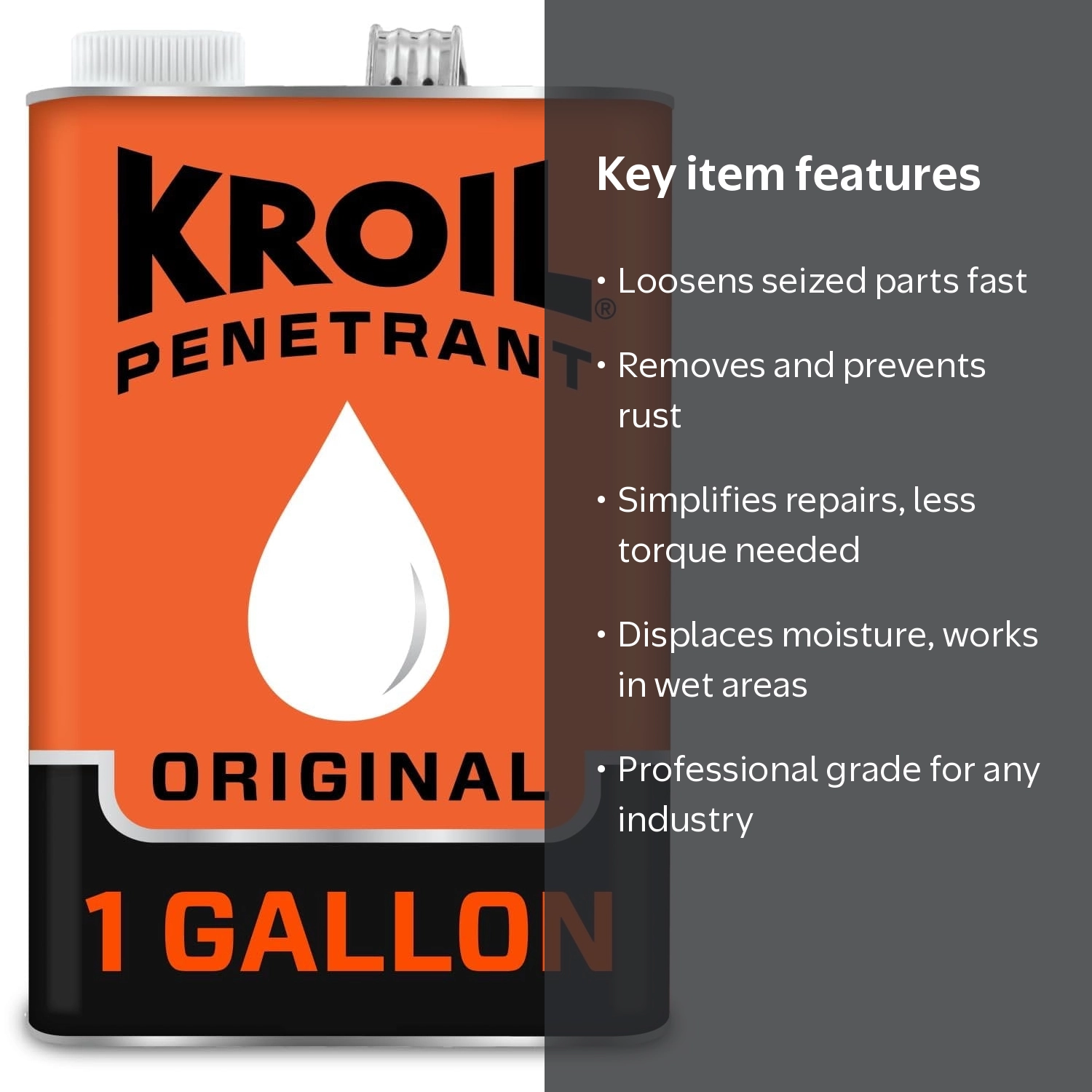 Kroil Original Penetrating Oil (Liquid-1 Gallon Can-Single