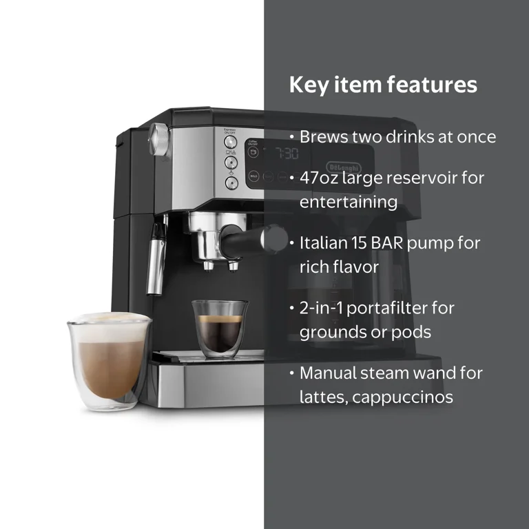 De'Longhi All-in-One Combination Coffee and Espresso Machine