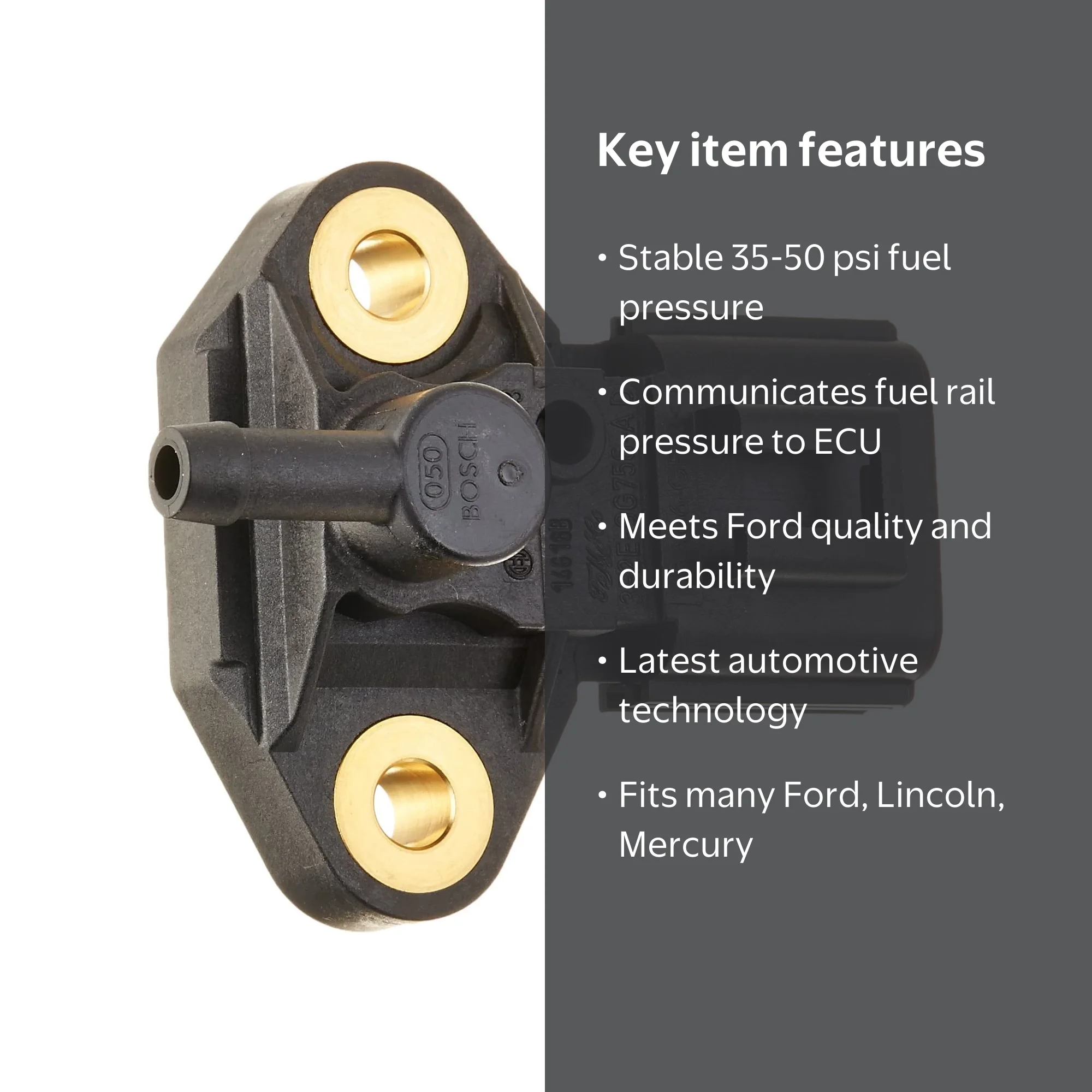 Motorcraft Fuel Injection Pressure Sensor for 2010 Ford F-150