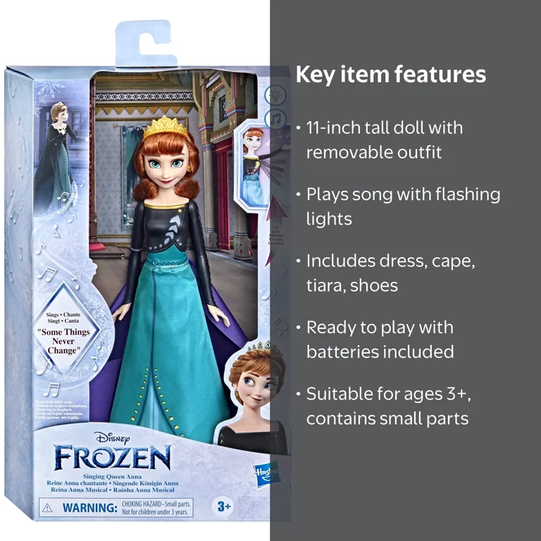 anna キープ Disney's Frozen Queen Anna Doll, Plays 