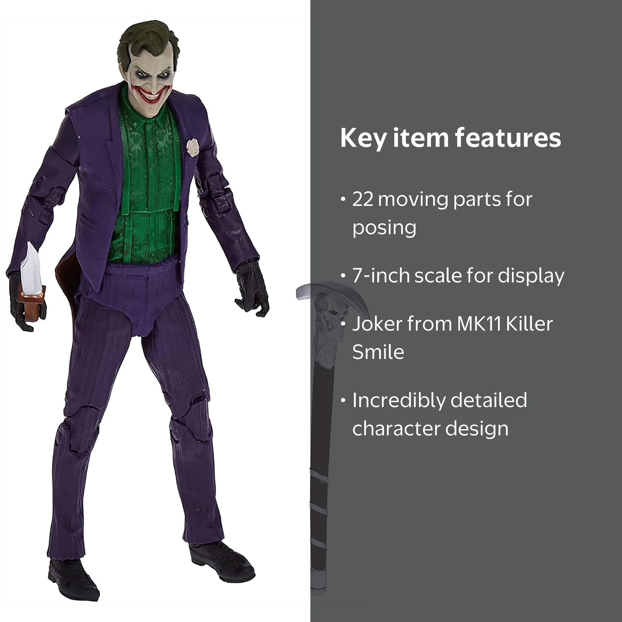 【未開封】モンティパイソン Sideshow 12インチフィギュア 12体セット Mortal Kombat, Action Figure, 7 inch, The Joker Killer Smile