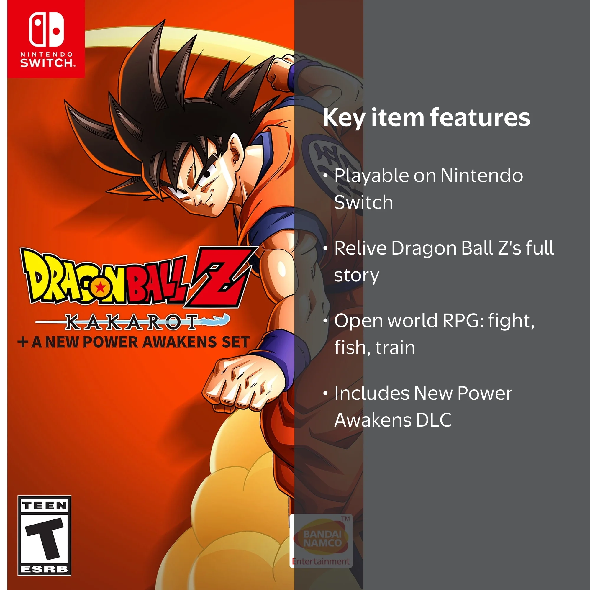 Bandai Namco Dragon Ball Z: Battle Quest Kakarot + A New Power