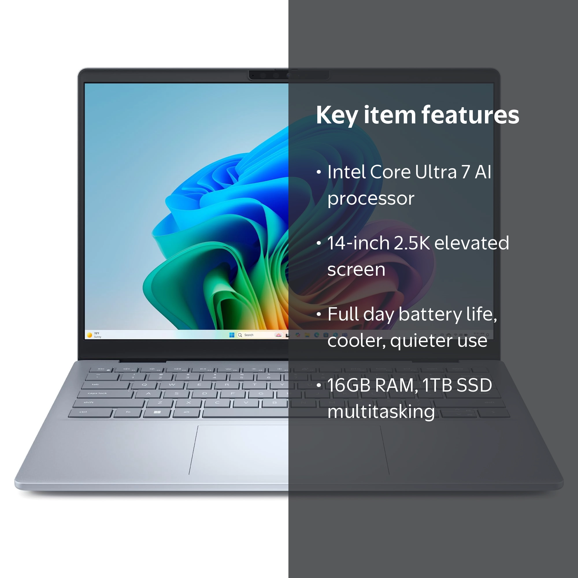 Dell, 14 Plus Laptop, DB14250, 14-inch 2.5K Display - Walmart.com