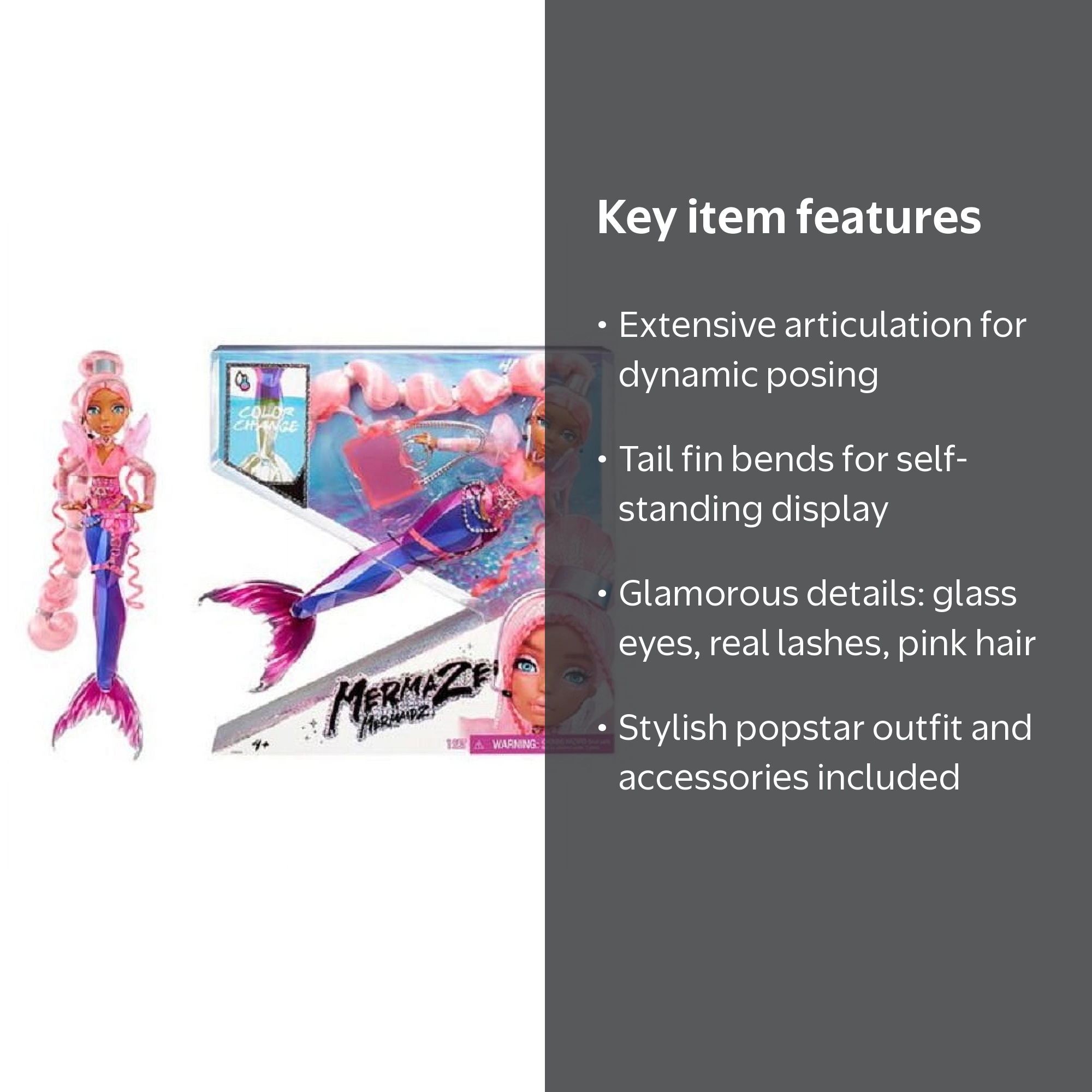 Mermaze Mermaidz™ Color Change Harmonique™ Mermaid Fashion Doll