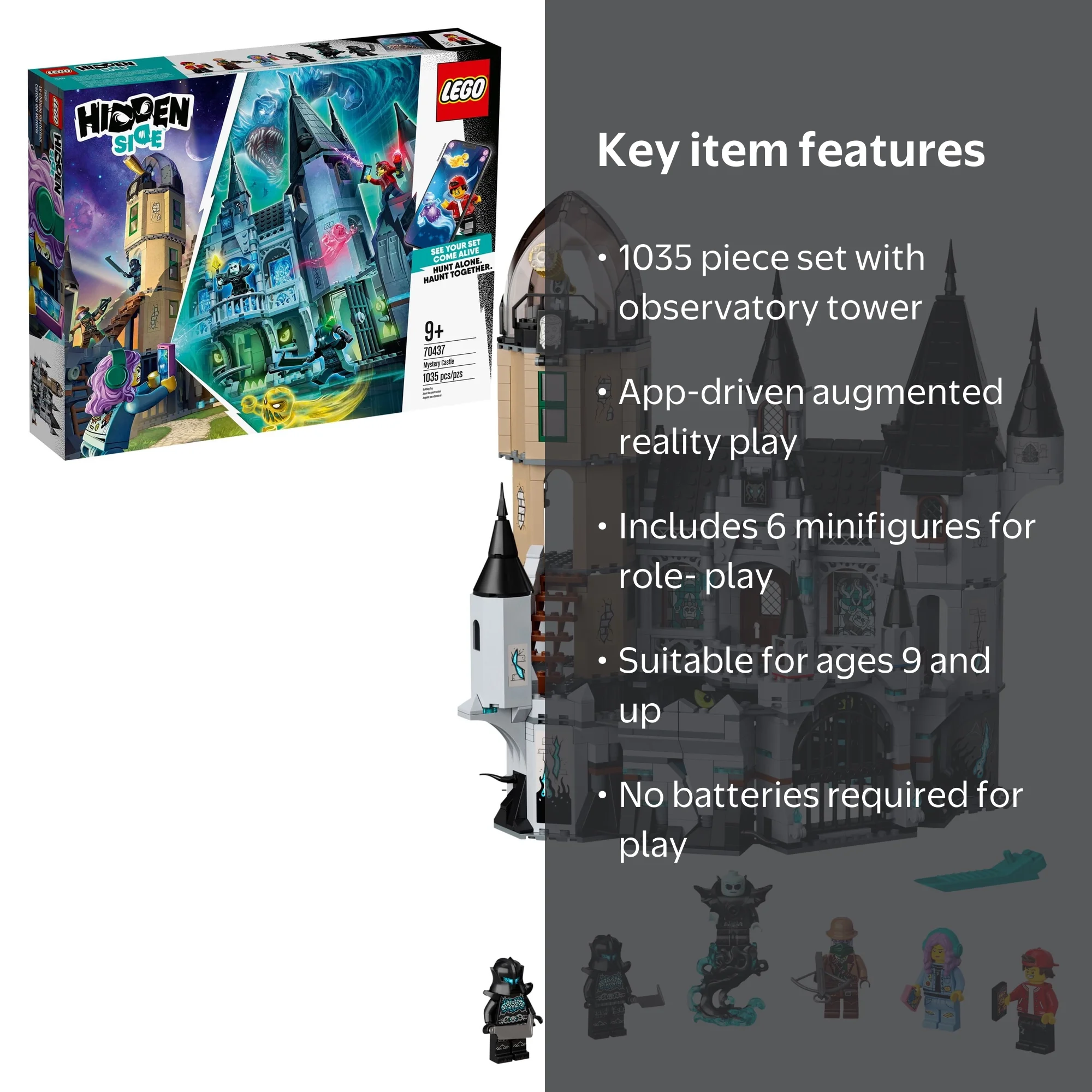 Lego 70437 Hidden Side Mystery Castle - Walmart.com