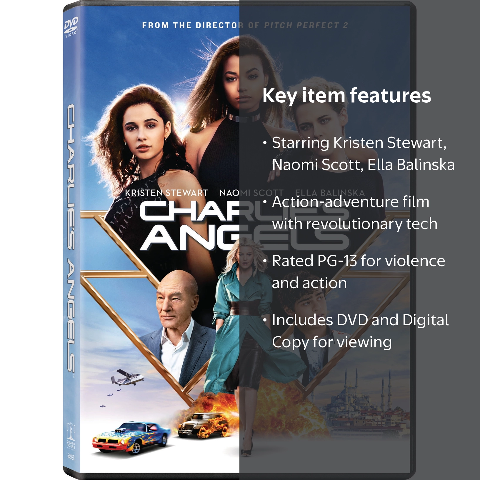 Sony Pictures Charlie's Angels (2019) DVD + Digital Action