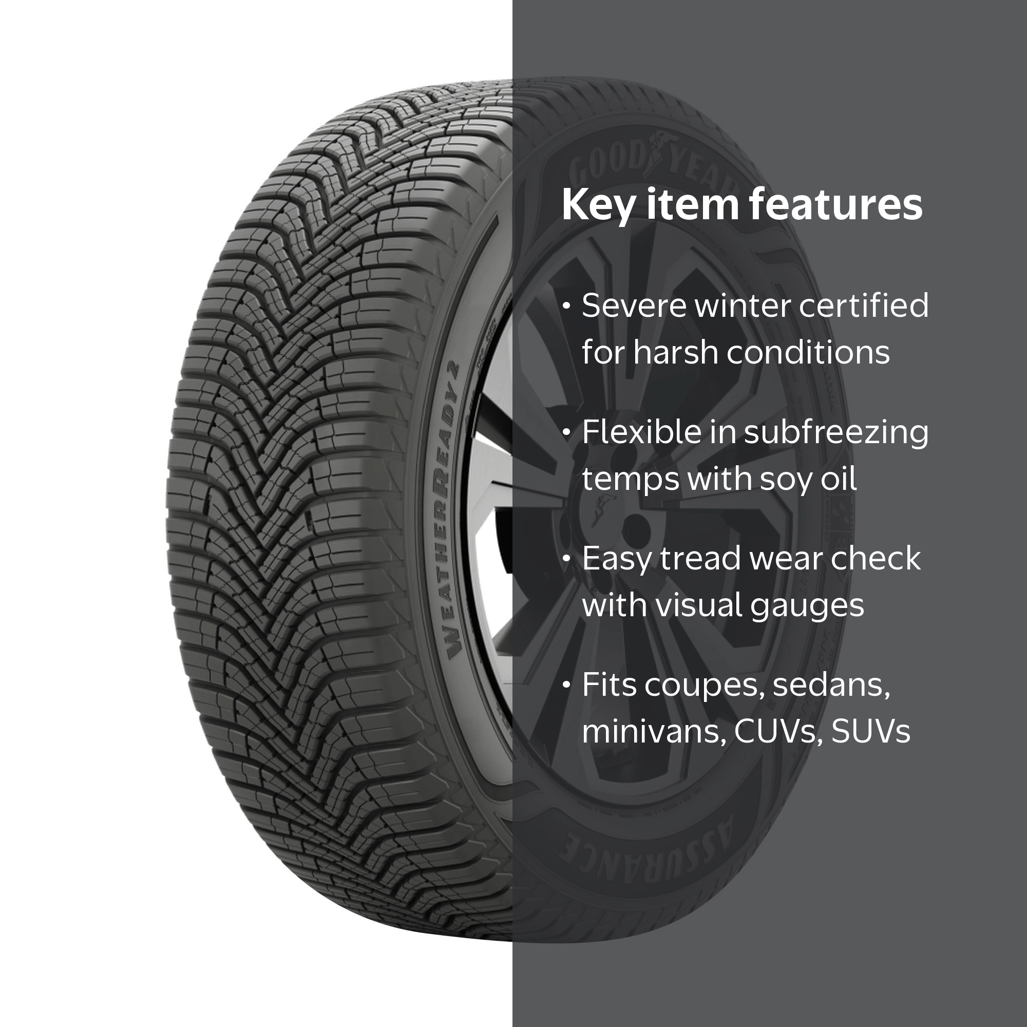 Goodyear Assurance WeatherReady 2 All Weather 225/45R17 91W