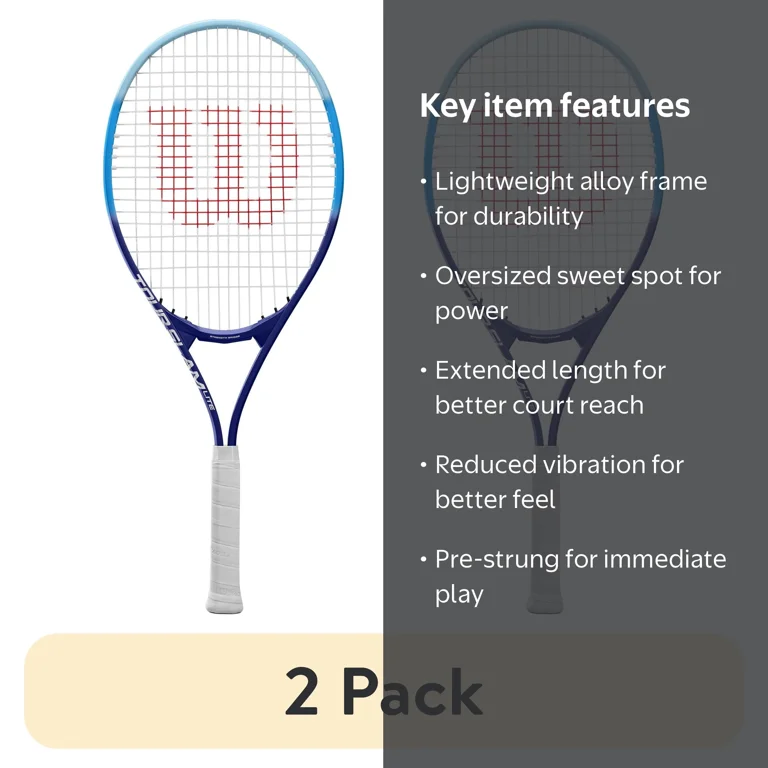 Wilson Tour Slam Lite Tennis Racket - Blue - Lightweight Oversize