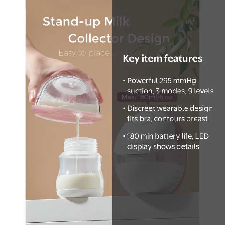 Momcozy Breast Pump Hands Free Mobile Style | M6, All-In-One