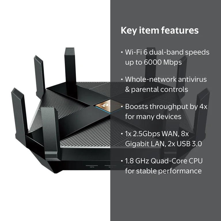 TP-Link Archer AX6000 | AX Internet System | Dual-Band WiFi 6