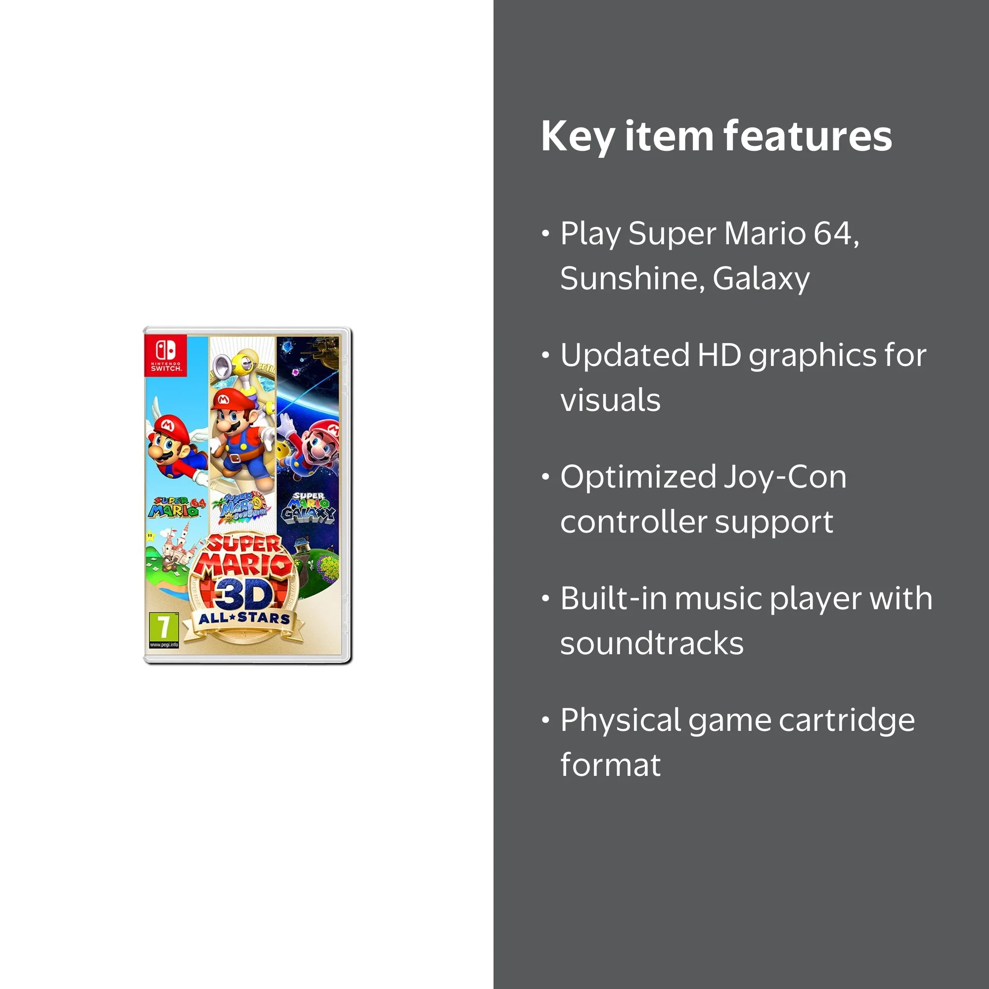 Nintendo Switch - Super Mario Bros 3D All-Stars Original Games
