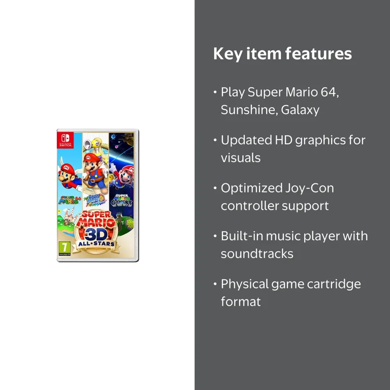 Nintendo Switch - Super Mario Bros 3D All-Stars Original Games