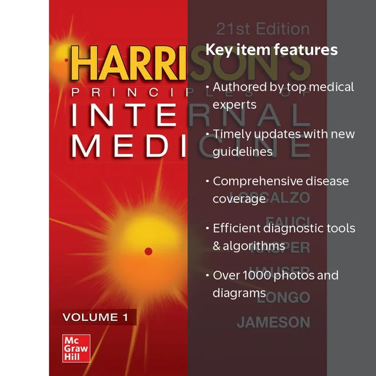 Harrison's Principles of Internal Medicine, 21st Ed., Vol.1 and