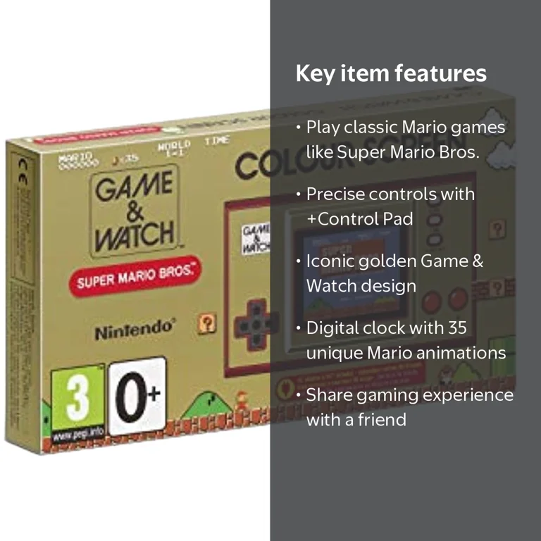 【新品未開封】GAME&WATCHSUPER MARIOBRO Game & Watch: Super Mario Bros (Nintendo) - Walmart.com