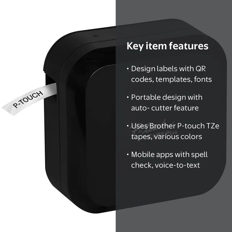Brother P-touch CUBE Plus PT-P710BT Bluetooth Label Maker