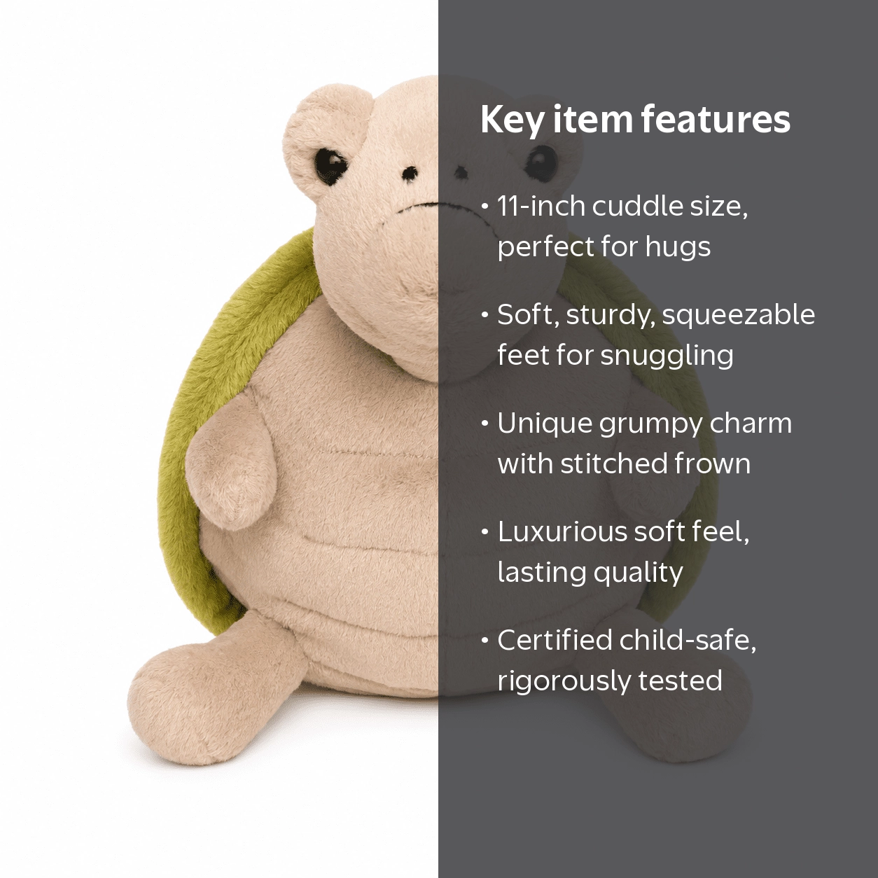 Jellycat, Timmy Turtle Stuffed Animal, Green, 11 inches - Walmart.com
