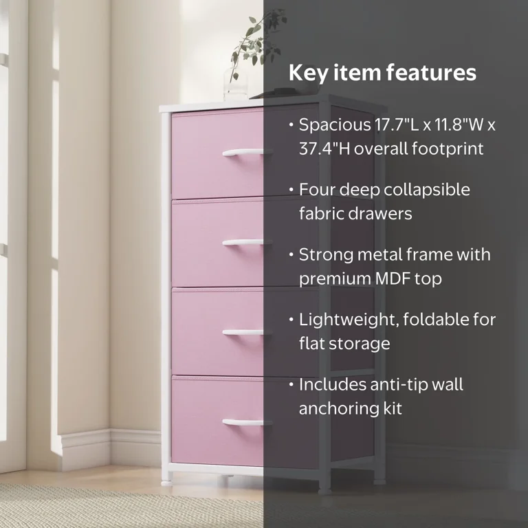fabric dresser pink Vyvi Glam Pink 56-inch Wide 7-Drawer Button Fabric Tufted Dresser by Furniture of America - Overstock