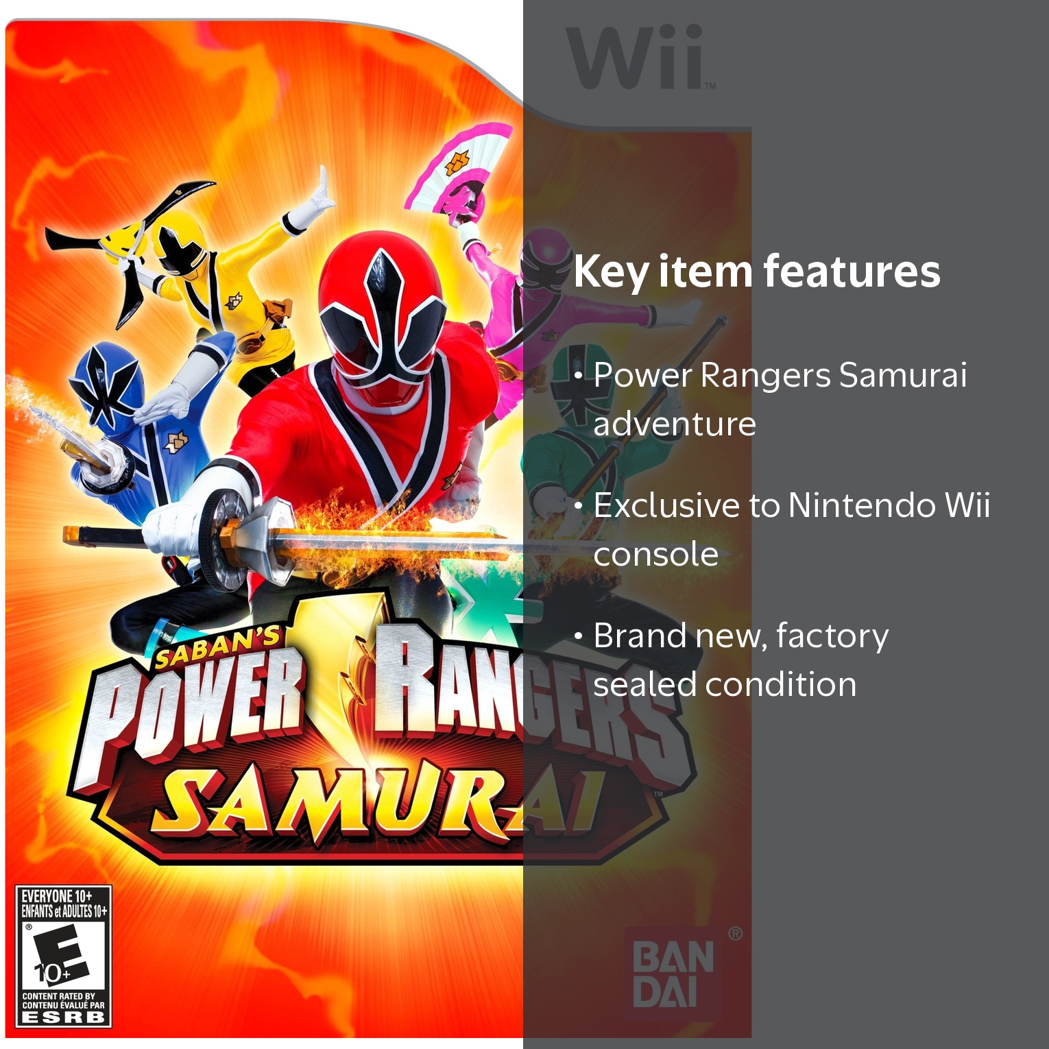 Power Rangers Samurai (Nintendo Wii) - Walmart.com