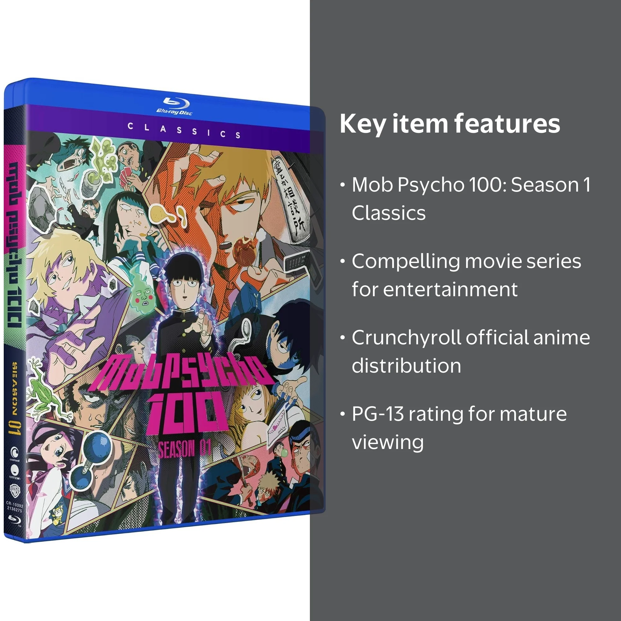 Mob Psycho 100: Season 1 - Classics - Walmart.com