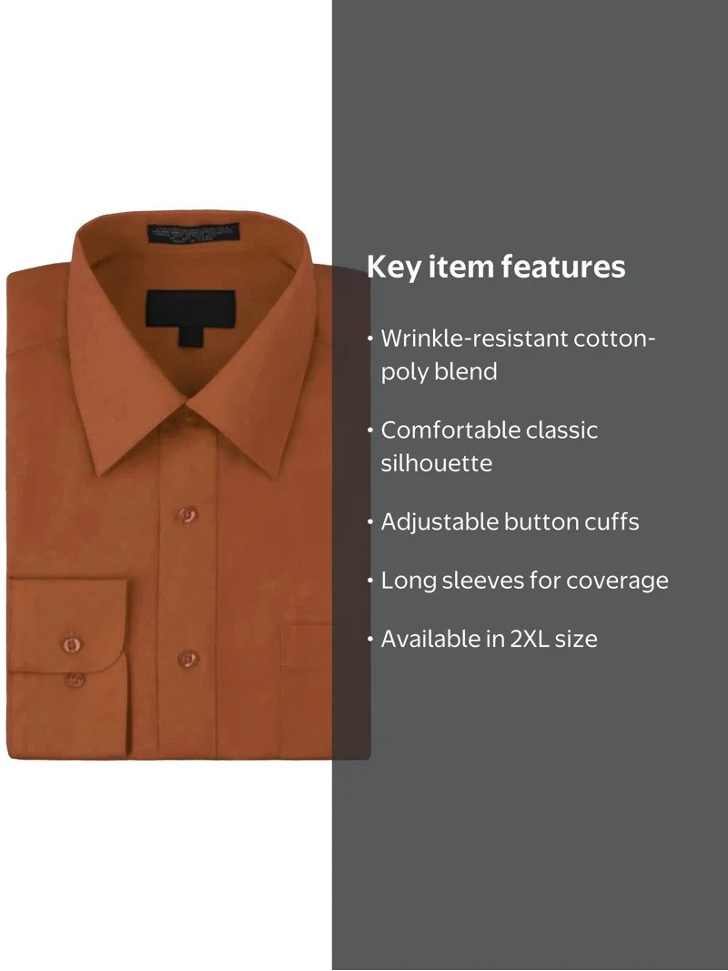 2xl dress shirt size Custom Masonic Men's Poplin Button-Down The shirts are machine washable VKWEAR Men's Classic Fit Long
