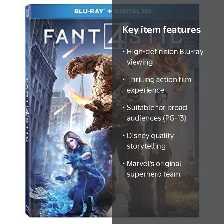 Fantastic Four, The (Blu-ray) Disney Action - Walmart.com