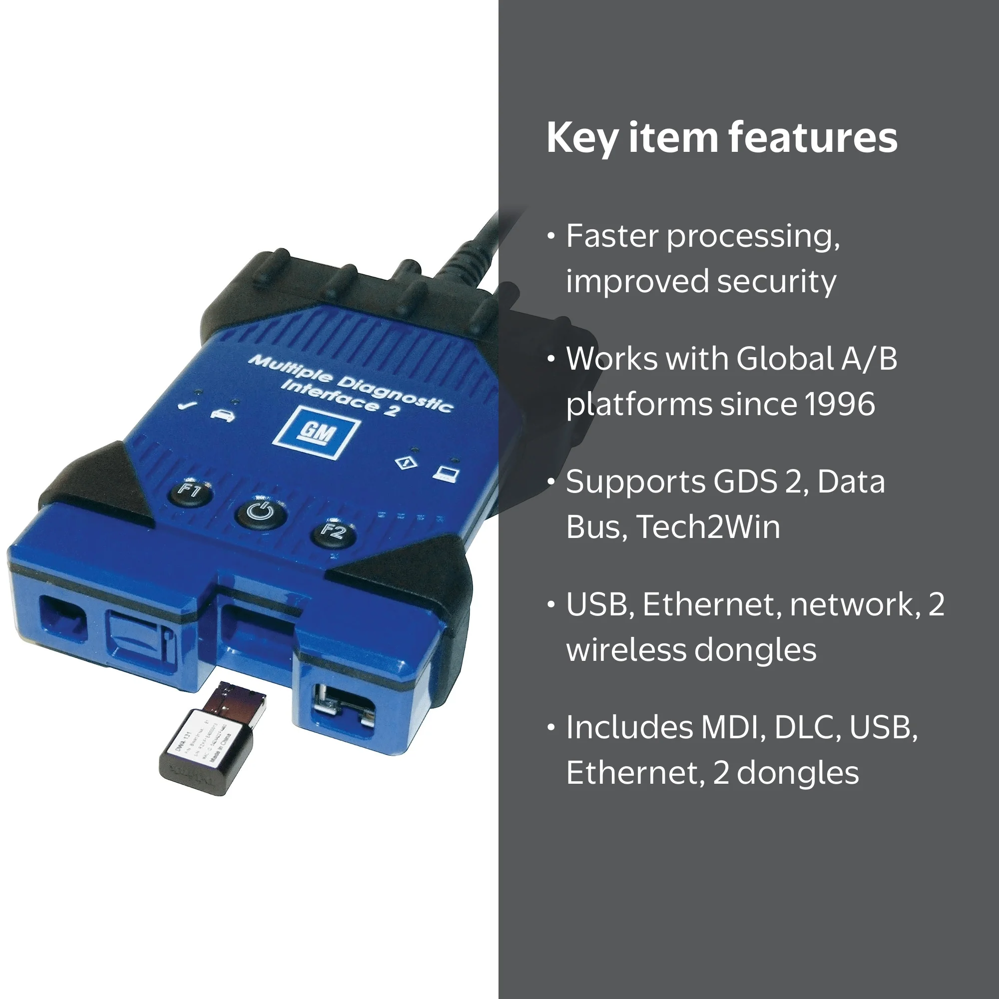 Bosch EL-52100-AM GM MDI 2 Diagnostic Interface PC Scan Tool