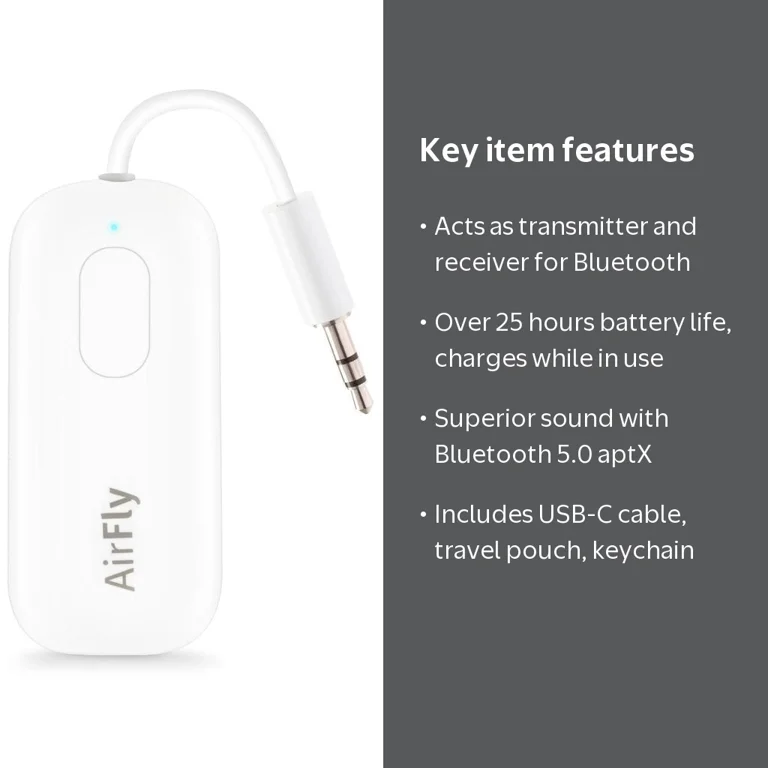 Twelve South AirFly Pro Wireless Transmitter/Receiver with Audio