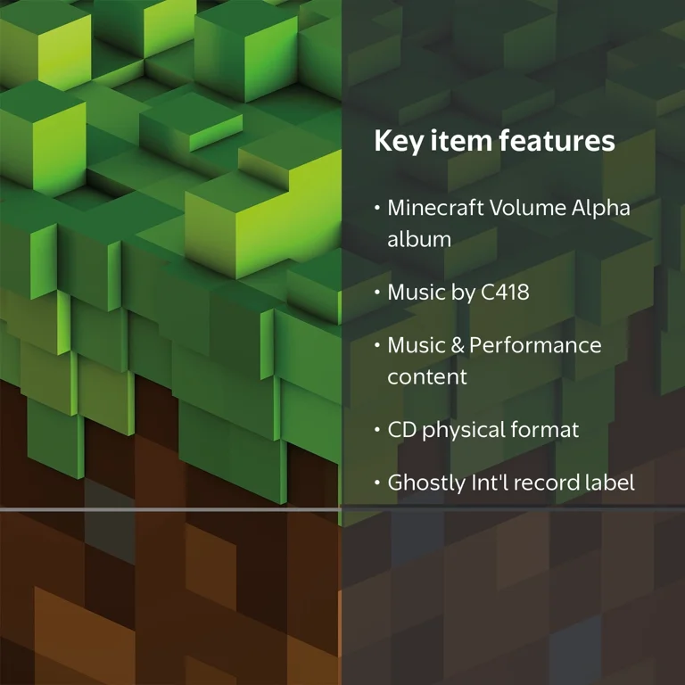 C418 - Minecraft Volume Alpha - Music & Performance - CD - Walmart.com
