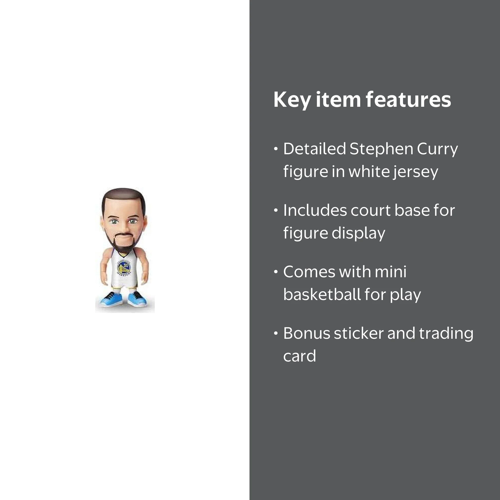 ZURU Surprise NBA Ballers Stephen Curry Figure White Home Jersey