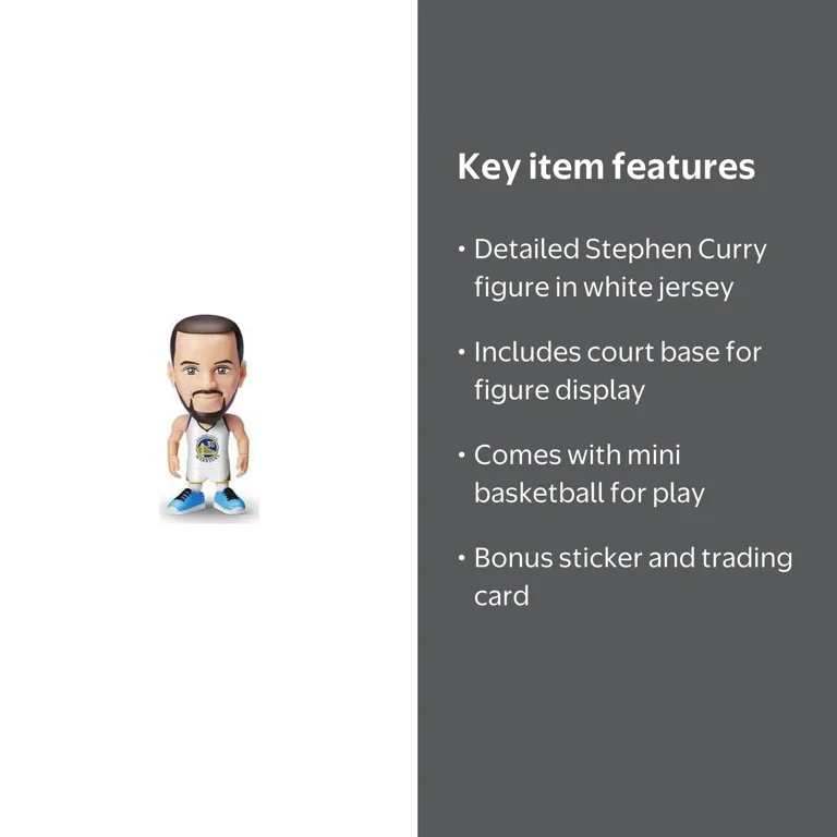 ZURU Surprise NBA Ballers Stephen Curry Figure White Home Jersey